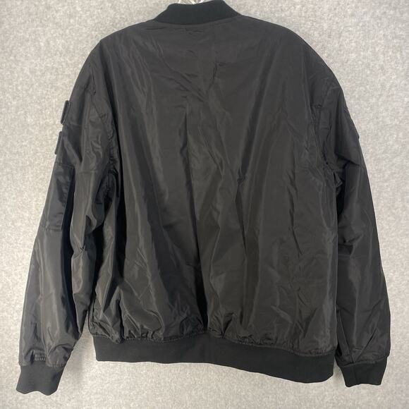 🎮 PUPG Mens L Black Bomber Jacket Pro Player Patches Esports Gamer 🎮 - Picture 3 of 13